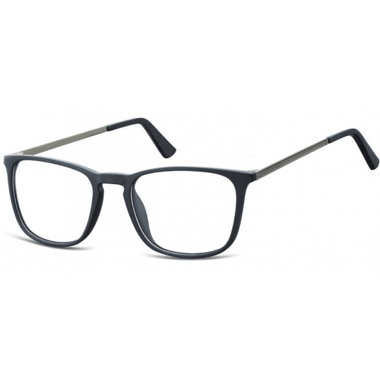 Okulary oprawki zerówki korekcyjne nerdy Unisex Sunoptic AC25B czarne